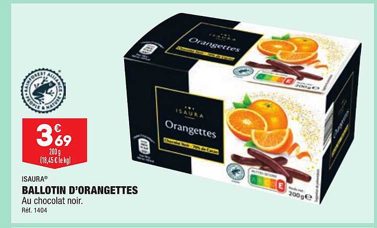 ballotin d'orangettes isaura