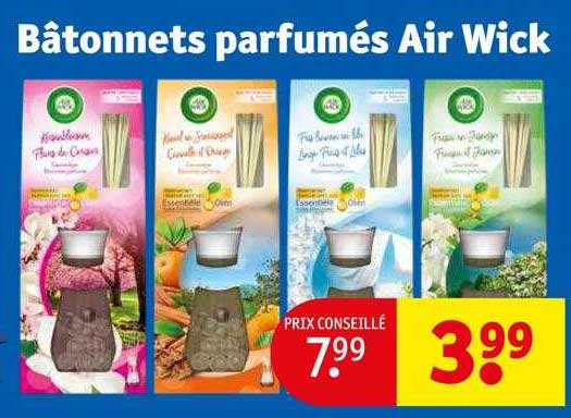 bâtonnets parfumés air wick
