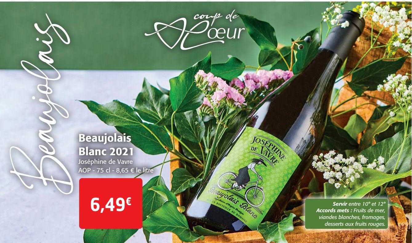 Beaujolais Blanc 2021 Joséphine De Vavre Aop