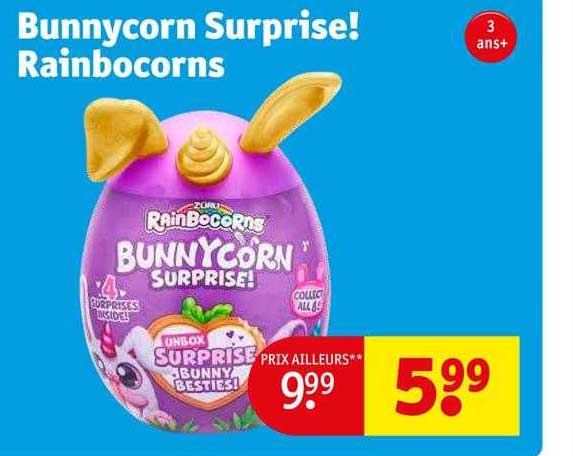 Bunny Corn Surprise ! Rainbocorns