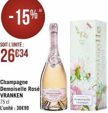 champagne demoiselle rosé vranken