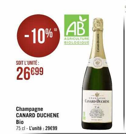 Champagne Canard Duchêne Bio