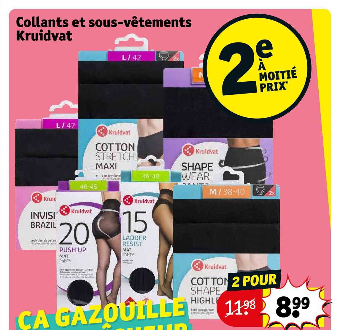 collants et sous-vêtements kruidvat