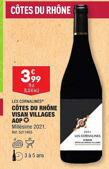 Côtes Du Rhône Visan Villages Aop Les Cornalines
