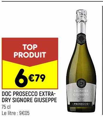 doc prosecco extra-dry signore giuseppe