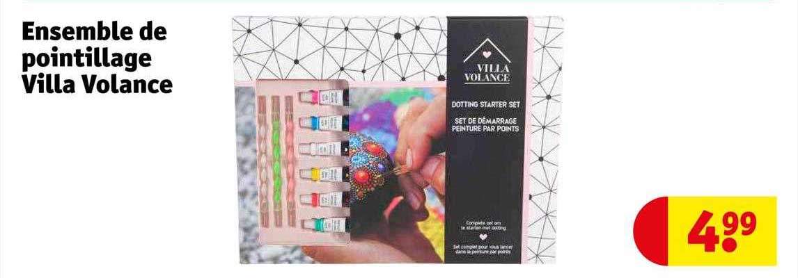 ensemble de pointillage villa volance
