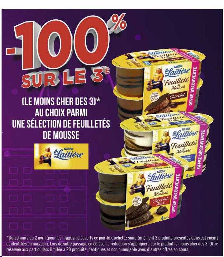 Feuilletés De Mousse La Laitière