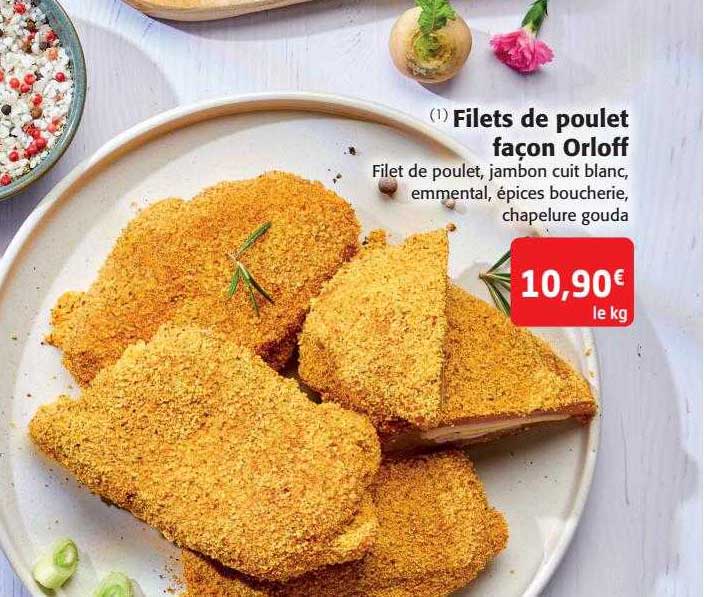 Filets De Poulet Façon Orloff