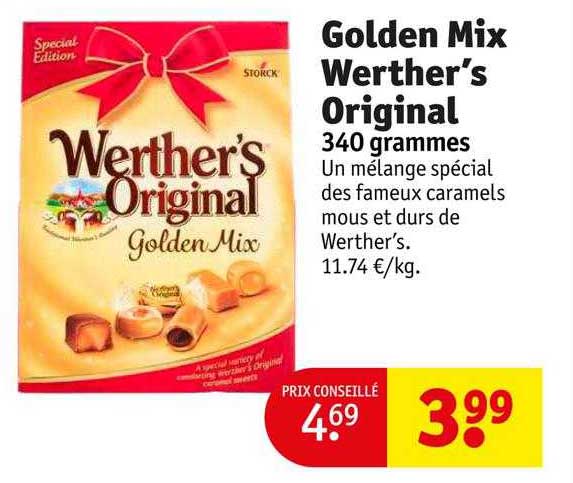 golden mix werther's original