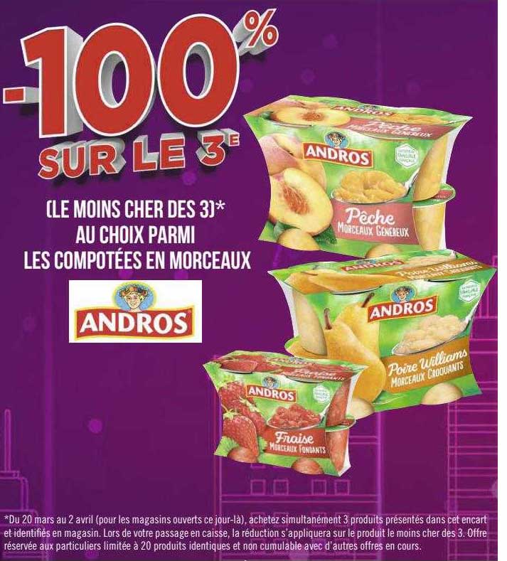 Lec Compotées En Morceaux Andros
