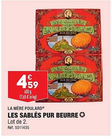 les sablés pur beurre la mère poulard