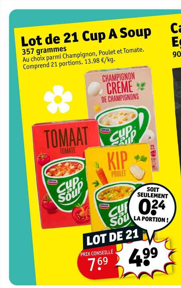 lot de 21 cup a soup