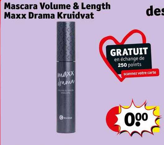 mascara volume & length maxx drama kruidvat