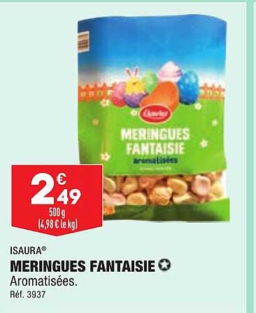 meringues fantaisie isaura