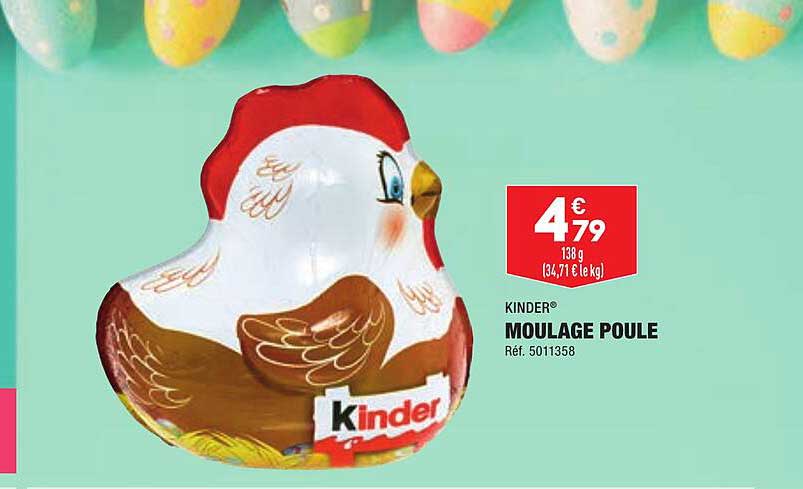 Moulage Poule Kinder