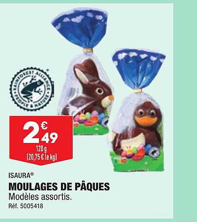 moulages de pâques isaura