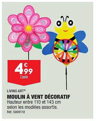 moulin à vent décoratif living art
