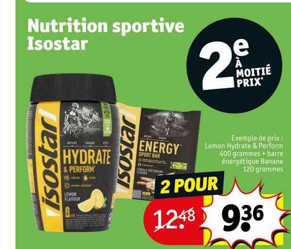 nutrition sportive isostar