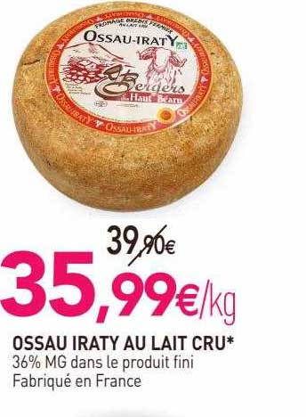 ossau iraty au lait cru