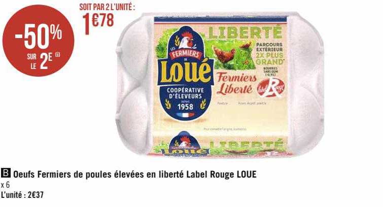 œufs fermiers d poules élevées en liberté label rouge loué