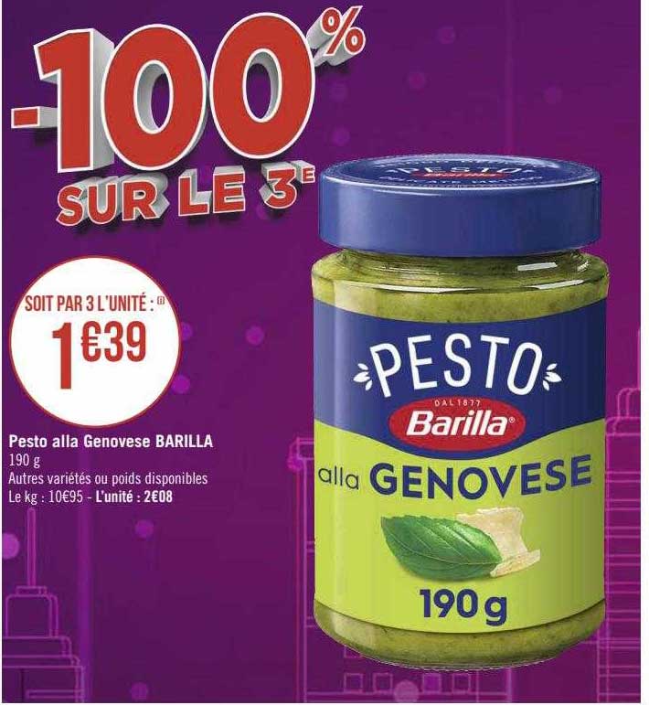 pesto alla genovese barilla