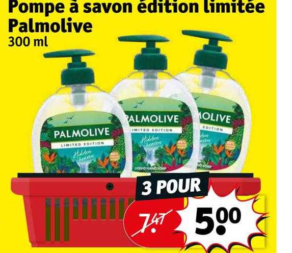 Pompe à Savon édition Limitée Palmolive