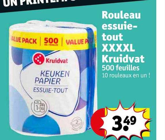 rouleau essuie-tout xxxxl kruidvat