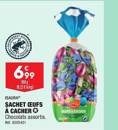 sachet œufs à cacher isaura