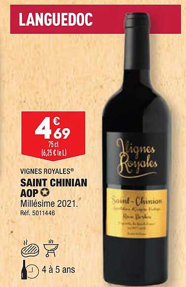 saint chinian aop vignes royales