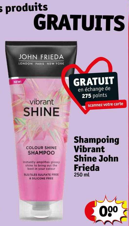 shampoing vibrant shine john frieda