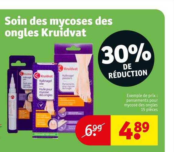 soin des mycoses des ongles kruidvat