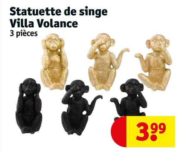 Statuette De Singe Villa Volance