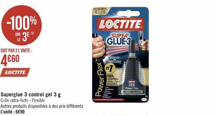 superglue 3 control gel 3 g loctite