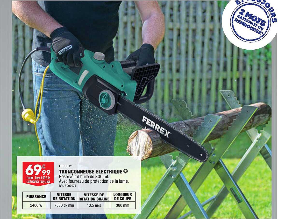 Tronçonneuse électrique Ferrex