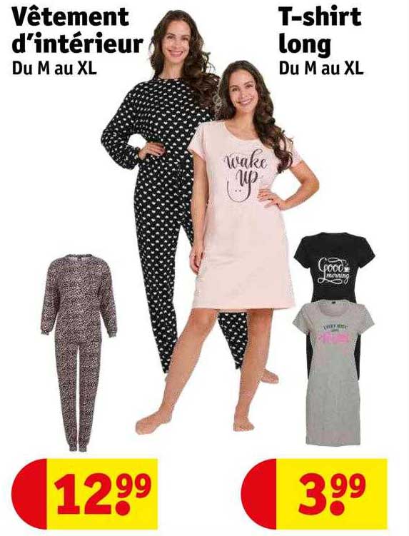 Vêtement D'intérieur, T-shirt Long