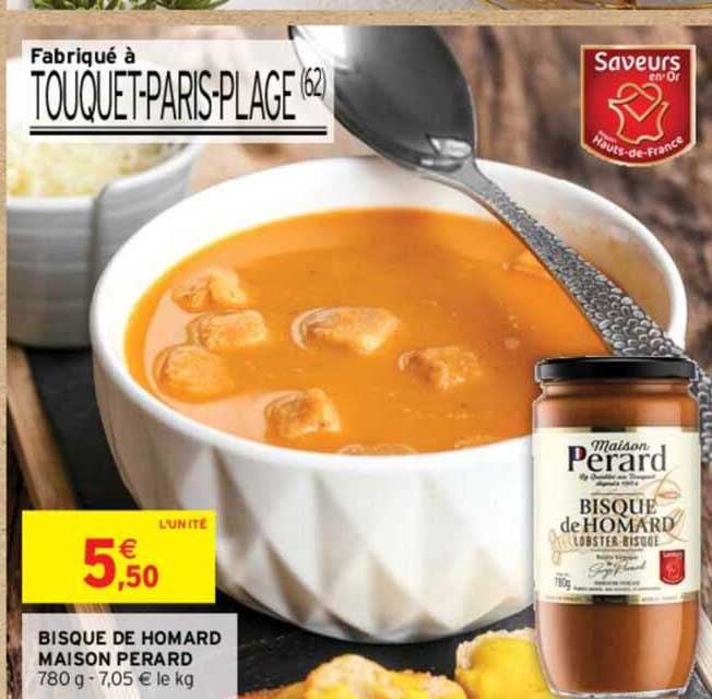 bisque de homard maison perard