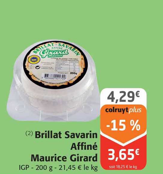 brillat savarin affiné maurice girard