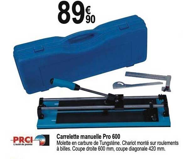 carrelette manuelle pro 600