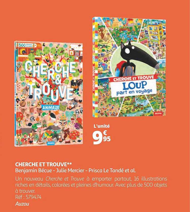 cherche et trouve - benjamin bécue-julie mercier-prisca le tandé et al