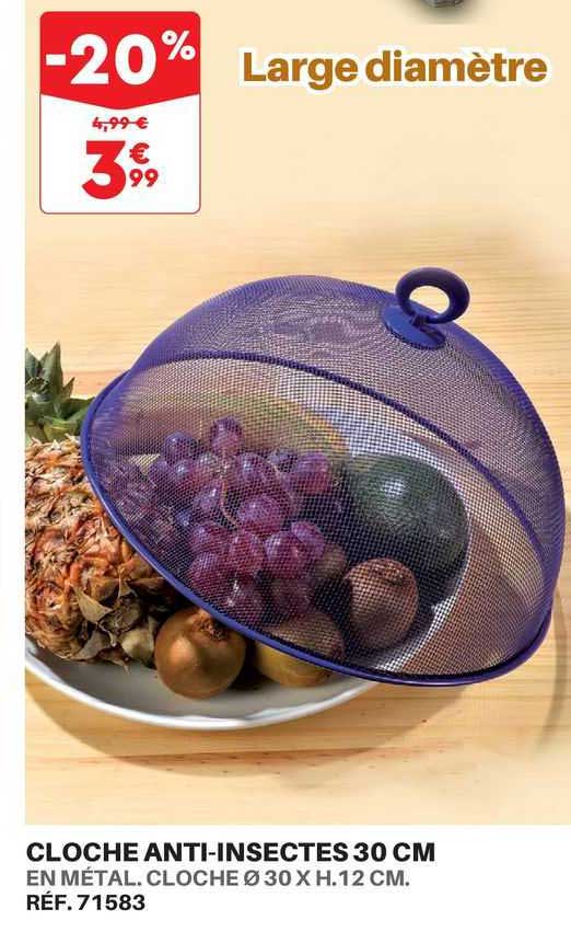 cloche anti-insectes 30 cm