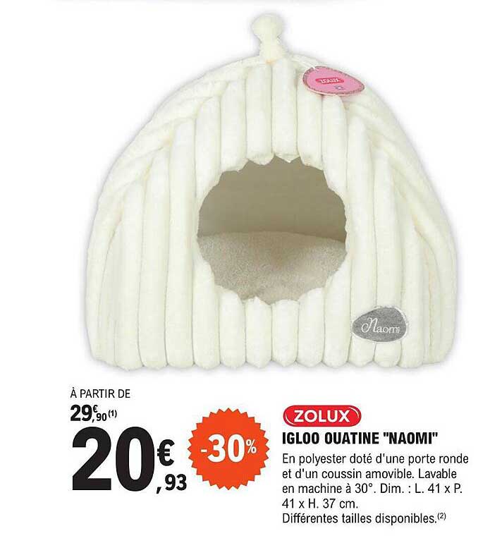 igloo ouatine "naomi" zolux