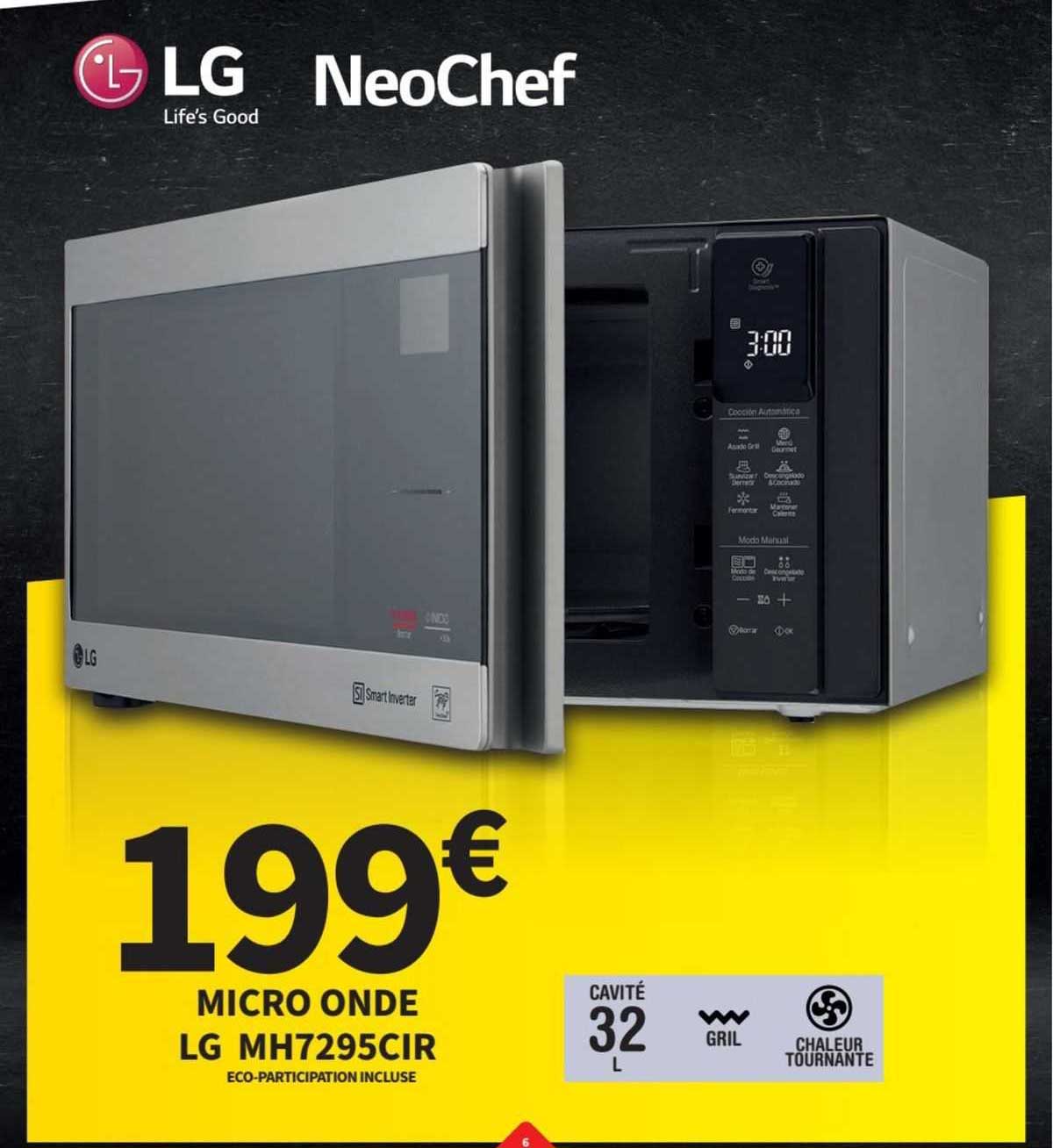 micro onde lg mh7295cir