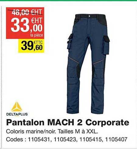 pantalon mach 2 corporate deltaplus