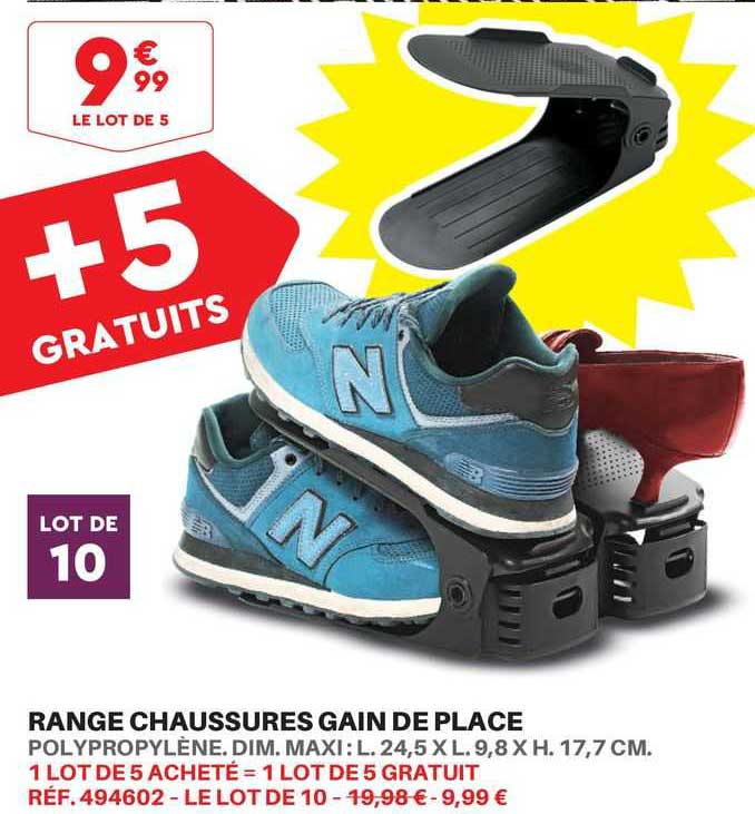 range chaussures gain de place