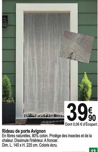 rideau de porte avignon