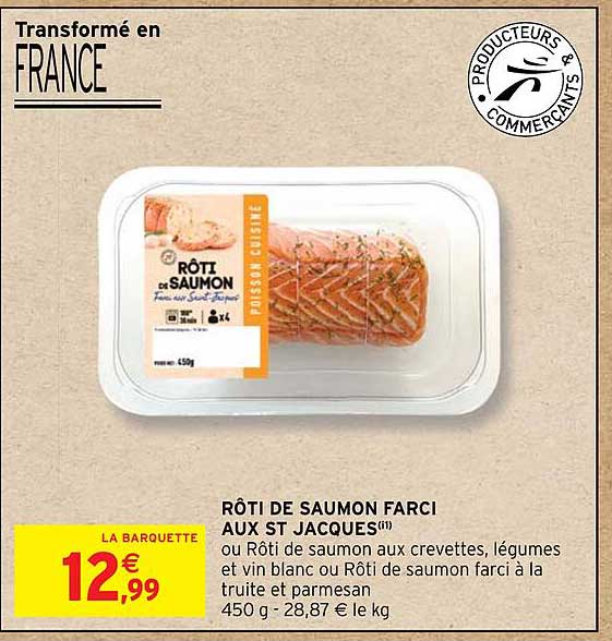 rôti de saumon farci aux st jacques