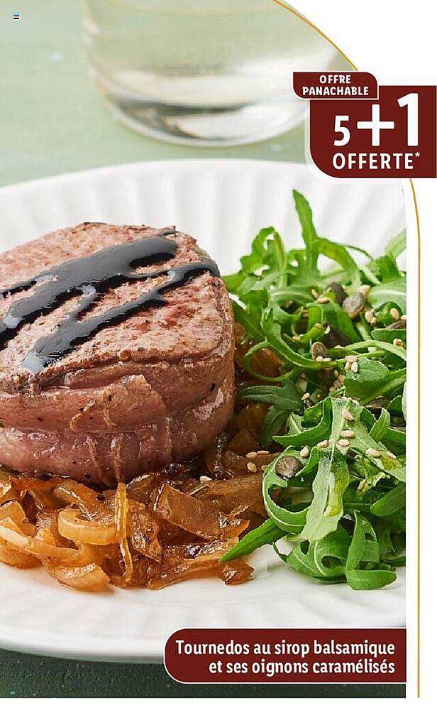 tournedos au sirop balsamique et ses oignons caramélisés