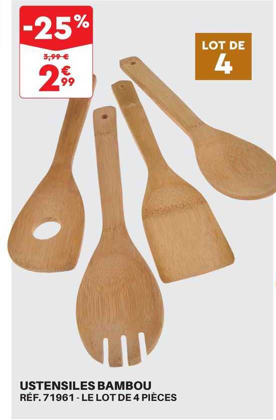 Ustensiles Bambou