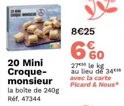 20 mini croque-monsieur