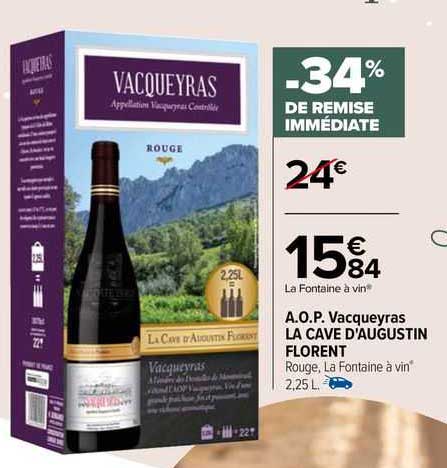 a.o.p. vacqueyras la cave d'augustin florent